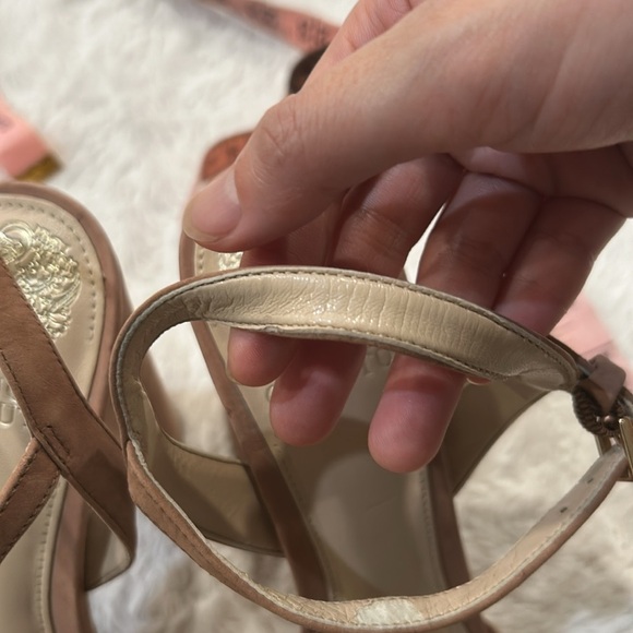 Vince Camuto Blush Tan Platform Sandals - Picture 16 of 16